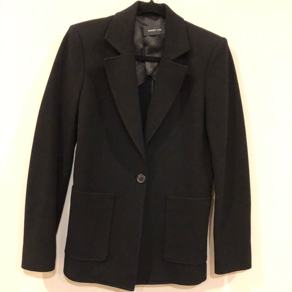 Derek Lam Structured Black Blazer - image 1